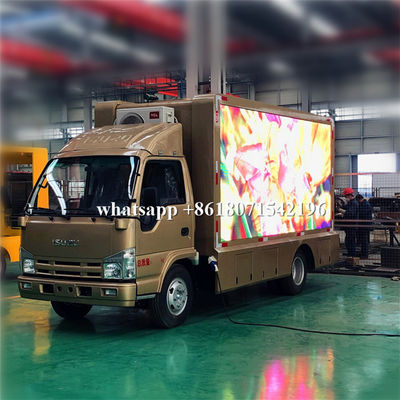 Mobile Advertising LED Scrolling Billboard Truck 5995×2190×3300mm For Road Show