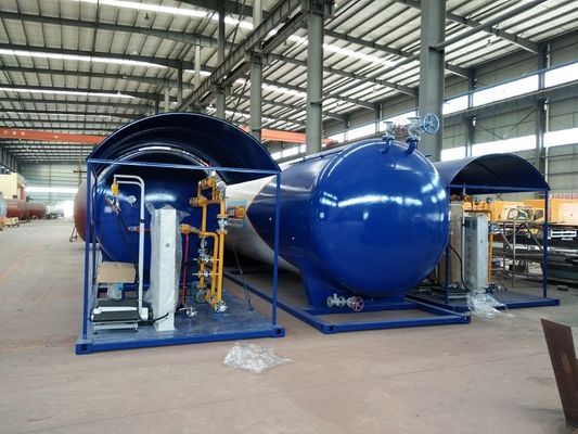 50cbm / 50,000L Liquid Propane Gas Bulk Storage and Dispenser Tank Q345R / SA516 LPG Skid Station