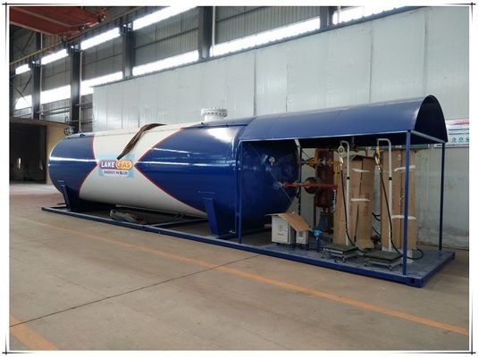 50cbm / 50,000L Liquid Propane Gas Bulk Storage and Dispenser Tank Q345R / SA516 LPG Skid Station