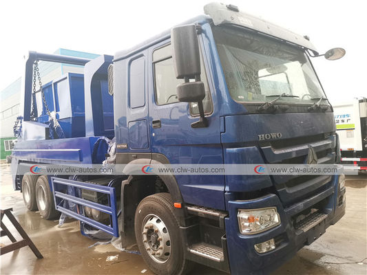 Carbon Steel Bin SINOTRUK 6x4 Waste Removal Trucks