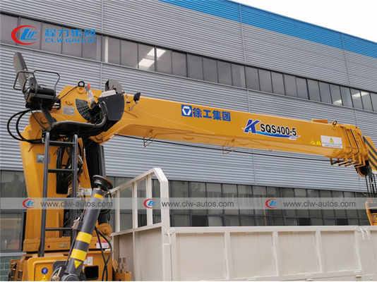 Isuzu Giga 16t Xcmg Straight Boom Crane With 8 Meter Cargo Box