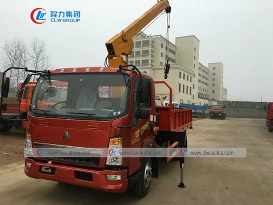 Q235 Carbon Steel CLW Howo Truck Mounted Telescopic Crane