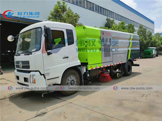 Dongfeng 190hp Vacuum Sweeper Truck With 2000L Water Tank