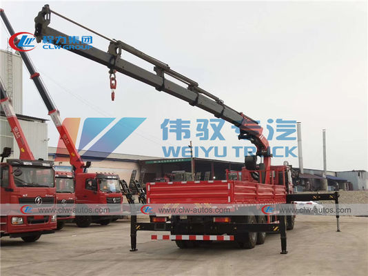 Shacman M3000 Truck Mounted 25 Tons Palfinger Knuckle Boom Crane