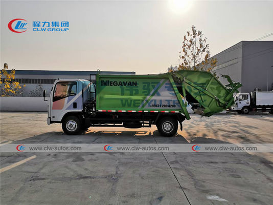 ISUZU 700P 4X2 6CBM Rear Loader Compressed Garbage Truck