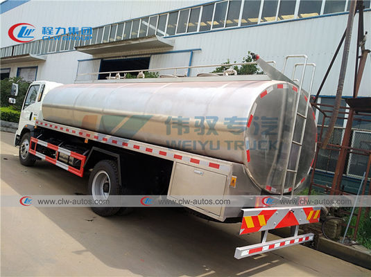15000L HOWO 10T 15T SS304-2B Milk Tanker Truck
