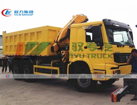 Howo 30T Tipper Truck Mounted Knuckle Boom Crane