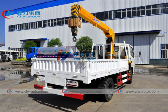 Mini Dongfeng 2T Truck Mounted Boom Crane for steel pipeline