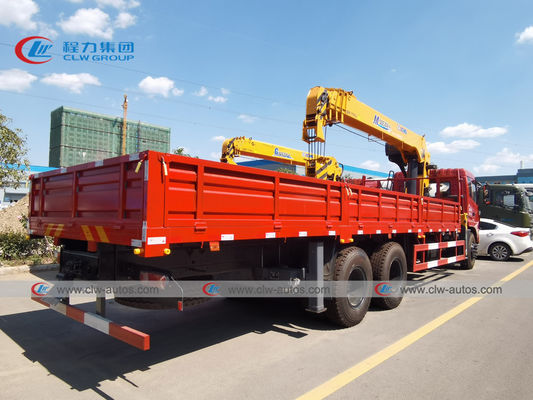 Dongfeng Cummins XCMG 12 Ton Telescopic Crane Truck With Tipping Box