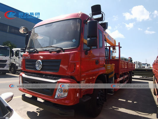 Dongfeng Cummins XCMG 12 Ton Telescopic Crane Truck With Tipping Box