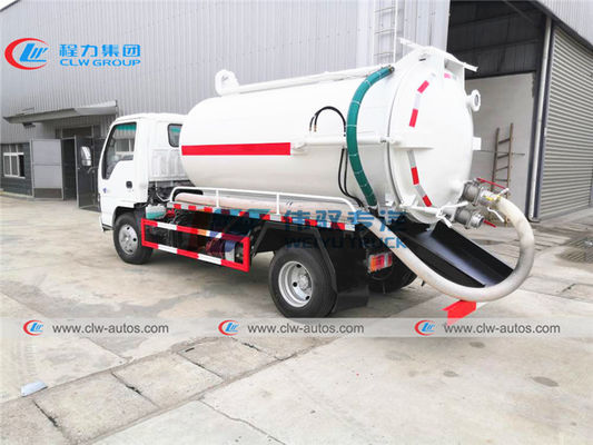 Left Hand Drive ISUZU 6CBM Sewer Vacuum Truck