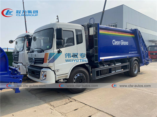 LHD Dongfeng 6X4 20CBM Rear Loader Garbage Compactor Truck