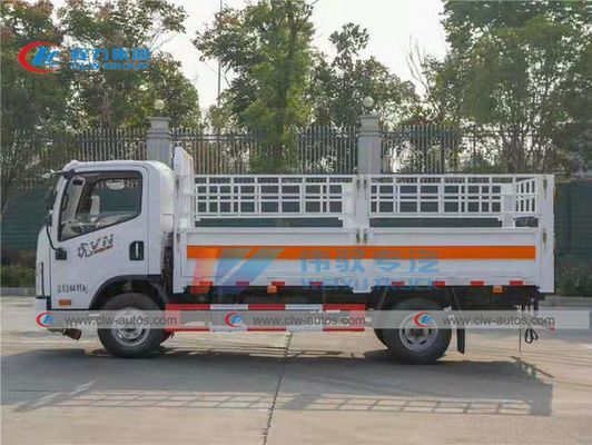 5T FAW Stake Truck For Propane Butane Cylinder Delivery