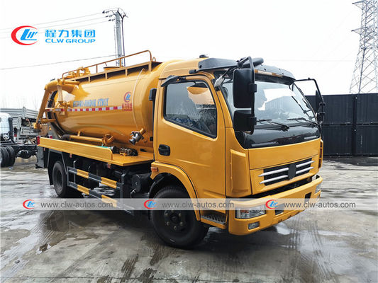 Dongfeng 6000L Sewage Suction Truck With Jurop BP Mono Keiser Pump
