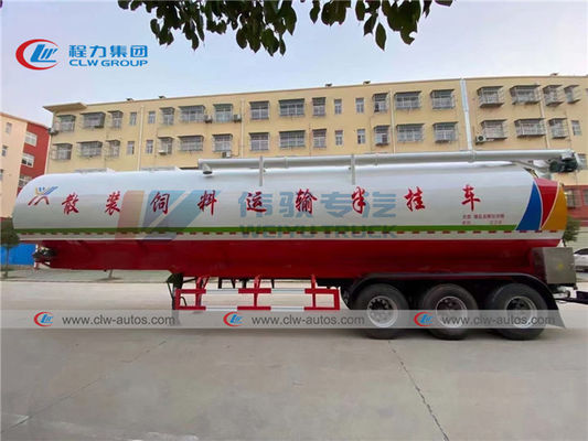 65m3 Electrical Hydraulic Driving Bulk Feed Trailer
