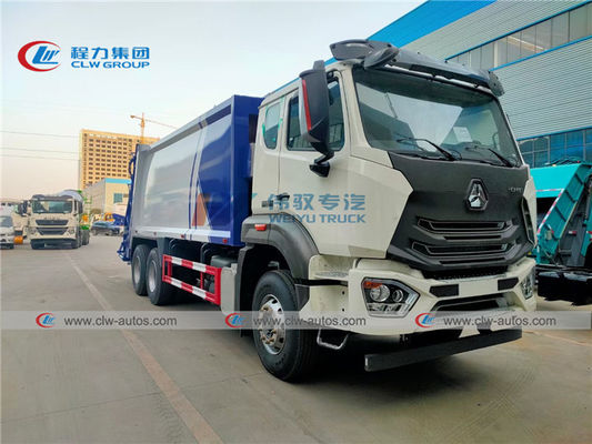 Sinotruk Hohan 340HP Garbage Compactor Truck With Euro 4 Diesel Engine
