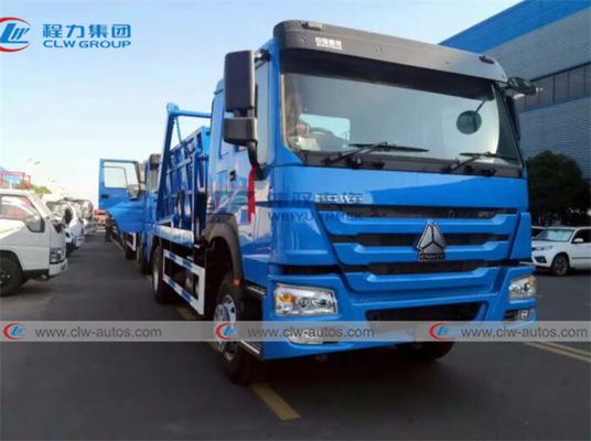 Hydraulic Lift Sinotruk Howo 4x2 10m3 Swing Arm Garbage Truck