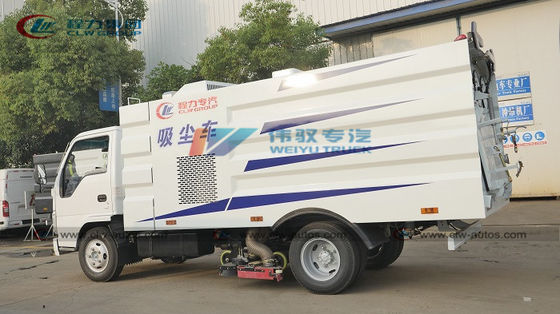 Isuzu 5cbm 4x2 Vacuum Suction Truck For Coal Mining Ash Cleaning