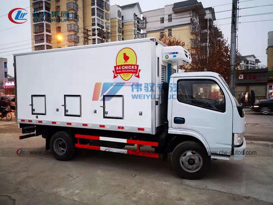 Dongfeng LHD Double Temperature Day Old Chicken Transport Truck