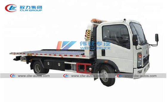 Sinotruk HOWO 4X2 Platform Towing Truck 4T for Road Rescue