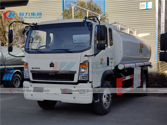 Howo L3W 160HP 10000L Oil Bowser Truck For Mobile Diesel Refueling