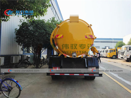 Howo 160HP 8m3 Vacuum Sewage Suction Truck With Diesel Engine