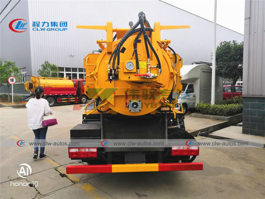 Dongfeng 4000L High Pressure Vacuum Septic Suction Truck