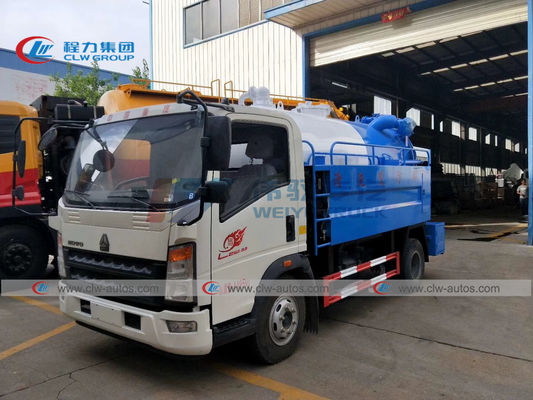 SINOTRUK HOWO 2CBM High Pressure Sewer Jetting Truck