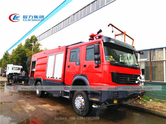 Sinotruk Howo 4X4 Offroad Fire Rescue Truck With Diesel Engine