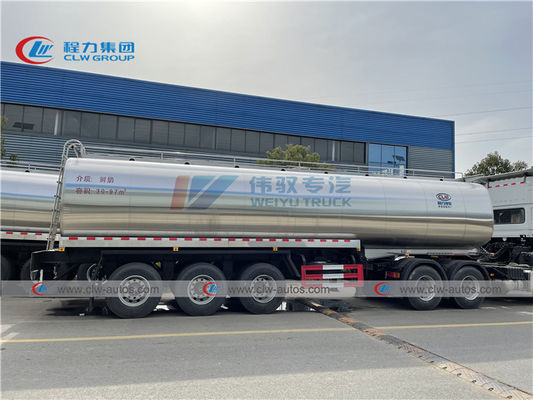 30000L SS304 Tanker Semi Trailer For Fresh Milk Transport