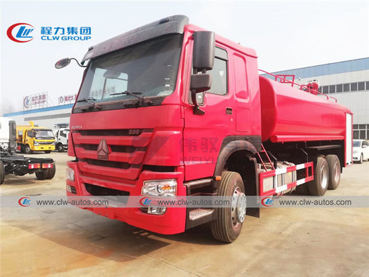 Euro II Sinotruk Howo 3 Axles 20T Fire Brigade Truck