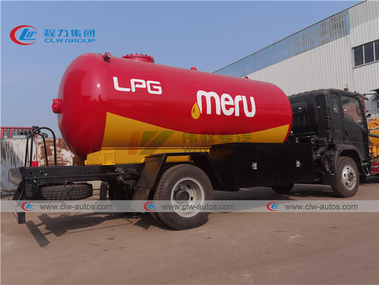Sinotruk Howo 160HP 10cbm LPG Gas Tanker Truck