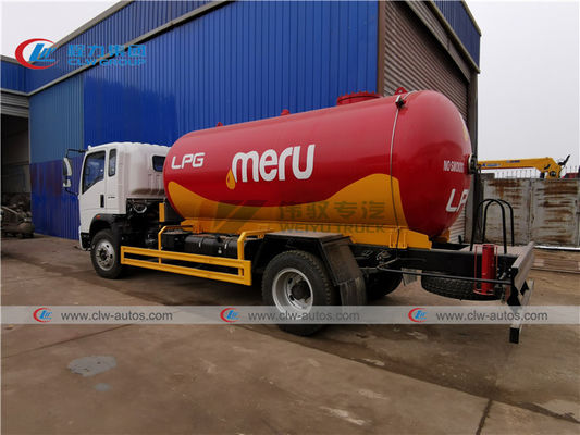 Sinotruk Howo 160HP 10cbm LPG Gas Tanker Truck