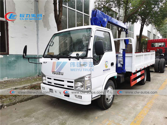 ISUZU Mini Cargo Lorry Mounted 2T 3.2T Telescopic Boom Crane