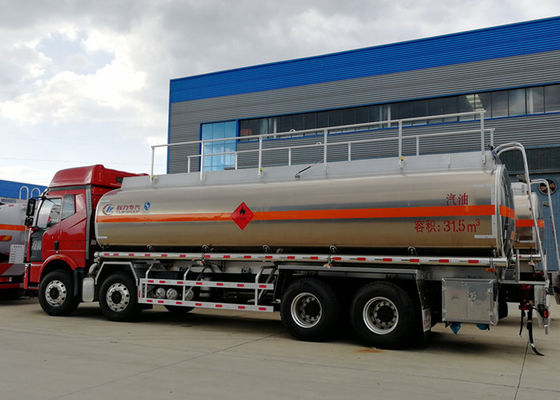 FAW 8x4 30000L Aluminum Alloy Fuel Tanker Truck
