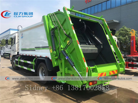 Dongfeng Tianjin DFAC 10 To 14CBM Garbage Compactor Truck