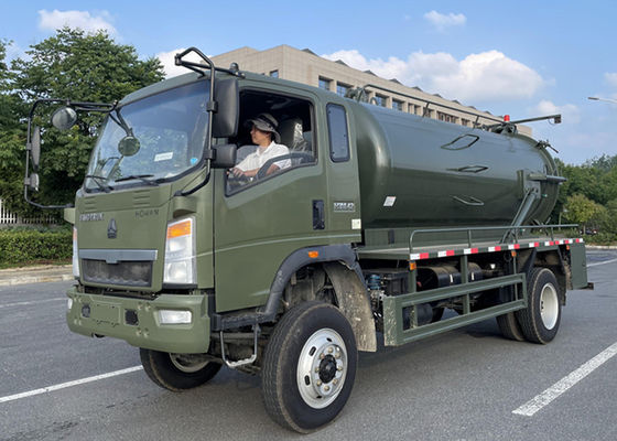 Sinotruk HOMAN 4x4 Off Road 8000L Sewer Vacuum Truck