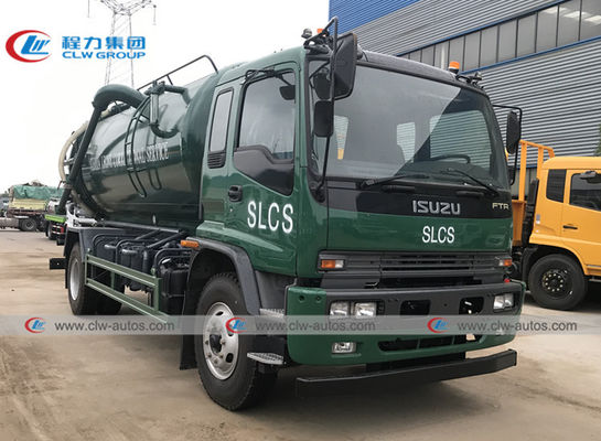 ISUZU FTR High Pressure Vacuum Fecal Suction Truck 12000 Liters