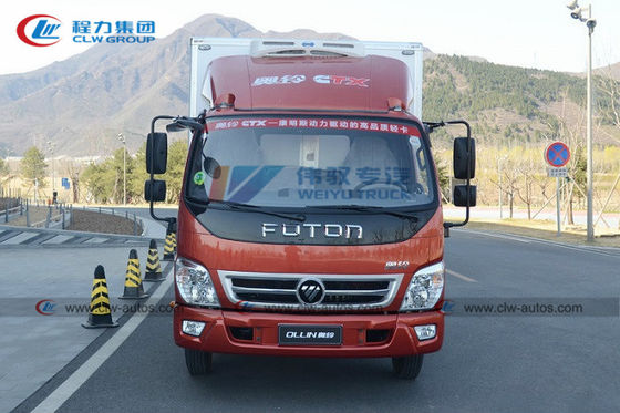 Foton 4x2 8T Diesel Engine Refrigerated Transport Trucks