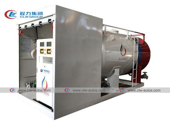 NNPC DPR Standard 15000 Liters 7.5 Tonne LPG Skid Station With Flow Meter
