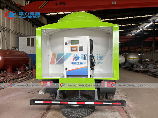 15cbm LPG Dispenser Truck With Q345R / Q370R Tank