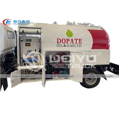 2MT 5000 Liters Mobile LPG Cylinder Filling Bobtail Truck
