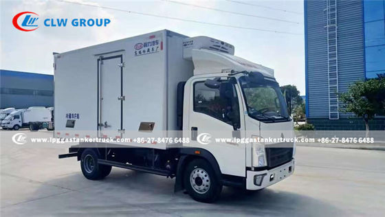 Sinotruk HOWO Small Refrigerated Van Truck 3tons 5tons