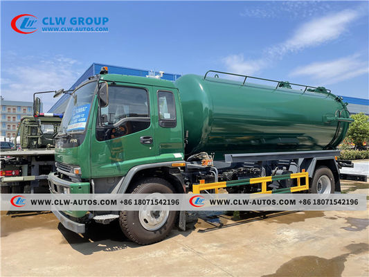 ISUZU FTR 10cbm Sewer Cleaning Truck For Sludge Treatment