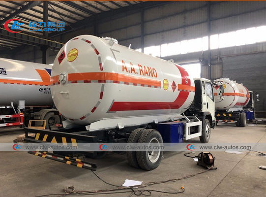 Q345R LPG Gas Tanker Truck Bobtail Truck 5 Tons 8 Tons For Cylinder Refilling