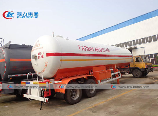 2 Axle  40.5M3 20MT  Tank Semi Trailer For LPG Transportion tanker semi trailer