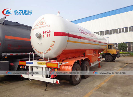 2 Axle  40.5M3 20MT  Tank Semi Trailer For LPG Transportion tanker semi trailer