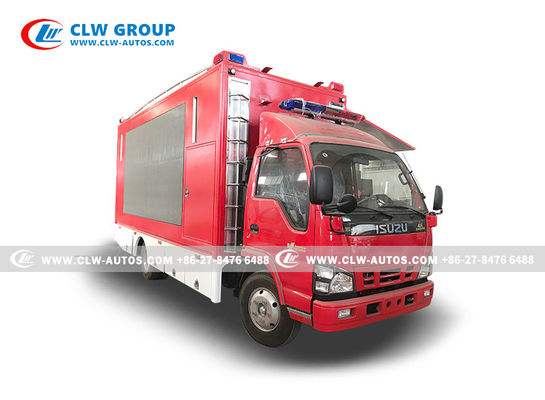 ISUZU 4x2 Waterproof P5 LED Screen Mobile Digital Billboard Advertising LED Video Truck